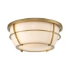 Quoizel QZ-CHANCE-F-PNBR- Kupatilsko plafonsko svetlo CHANCE 2xE27/60W/230V IP44