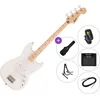 Fender Squier Sonic Bronco Bass MN SET 2 Arctic White Električna bas kitara