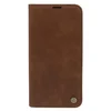 LEATHER RETRO FLIP Maska za telefon za Iphone 14 Pro tamno, Braon