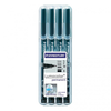 STAEDTLER UNIVERZALNO OBSTOJNO PISALO STAEDTLER LUMOCOLOR F, 31-9WP4GS, 4 DEBELINE ČRTE, ČRNO