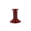 Plastični svečnik 10 cm 1 kos bordo