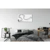tulup.si Slika na steklu Treble clef 120x60 cm 4 obešalnika