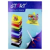 Start kolaz papir b5, 12boja 10 osnovnih,zlatna,srebrna ( STR08237 )