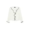 s.Oliver BLACK LABEL Bluza kremna/črna