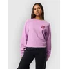 Rip Curl Surf Puff Raglan Relaxed Crew Sweater bright lilac