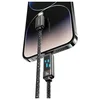 1 to 3 USAMS USB-C KABEL ZA LIGHTNING 1.2M ZA IPHONE 12 13 14 30W ZINCO ALLOY FAST