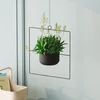 Aberto Design Dekorativna saksija Pandantif, 40x40x17 cm, Crna