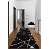 Conceptum Hypnose Tepih Broken, 100x180cm, Crno-beli