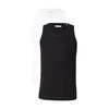 JACK & JONES Majica črna / bela