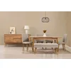 Hanah Home Trpezarijski set Vina Bench 04 1053, 6 delova, Antracit