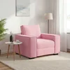 Sofa fotelja roza 100x78x84 cm baršun