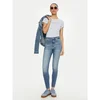 Tommy Jeans Majica Linear DW0DW18398 Svetlo modra Slim Fit