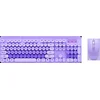 MOJA KNJIŽARA TASTATURA I MIŠ BEŽIČNI SET OP24376 ljubičasta roze