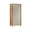Komoda MENTA 90x200x53 cm hrast wotan/siva