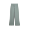 Puma ESS ELEVATED HIGH-WAIST STRAIGHT LEG RIB PANT, ženske hlače, zelena 685025