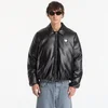 Bomber MISBHV Faux Leather Puffer Bomber Jacket UNISEX Black XL