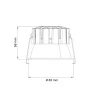 DAWN LED SVETILJKA XG-12 8W CCT BELA DIM
