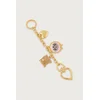 Juicy Couture obesek za ključe ženski kovinski MULTI CHARMS