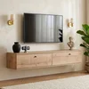Hanah Home TV komoda Ligne 140, 140 cm, hrast Sapphire
