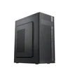 VeinX ohišje ID02A Mid Tower, brez napajalnika, 1x USB3.0, 2x USB2.0, črno
