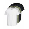 JACK & JONES Majica, bela, siva, zelena, modra, črna
