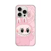 Silikonska maska za iPhone 15 Pro 6.1 Print, La Bubu, Roze