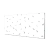 tulup.si Steklena slika Sive ptice 125x50 cm 4 obešalnika