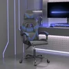 Okretna igraća stolica crno-plava od umjetne kože