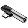 BASEUS L41 adapter iz USB tipa C na mini vtičnico 3,5 mm + USB-C AUX CATL41-S1