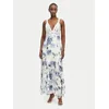 Guess Večerna obleka W3YK54 WCWF2 Kremna Regular Fit