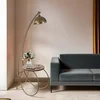 Aberto Design Podna lampa Güler Retro 3 , 165 cm, E27, Zlatne boje