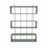 Hanah Home Bruti Green Gold Polica za knjige 120x180x29.6cm, Zelena