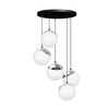 Luster na sajli SVEN 4xE27/15W/230V bordo