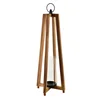 Mondex Lanterna Les MONDEX LEVI 16,5 x 16,5 x 63 cm Naravni les/Črna 1 kos, (5000212517)