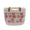 Cute&Cool HOME korpa drvene ručke roze, 40x25x30cm