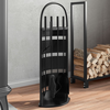Set alata za kamin od 5 dijelova 23x15x66 cm čelik