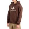 Alpha Industries duks Basic sa kapuljačom za muškarce, braon