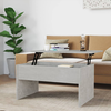 Den Klubska mizica betonsko siva 80x50,5x41,5 cm konstruiran