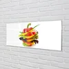 tulup.si Slika na steklu Poper solata 140x70 cm 2 obešalnika