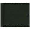 Balkonski zastor tamnozeleni 75 x 300 cm HDPE