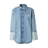Moschino Jeans Bluza moder denim/roza