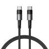 Tech-protect Ultraboost kabel USB-C/USB-C 100W 5A PD 1m, siva