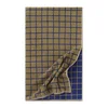 Zelena/modra bombažna brisača 90x150 cm Grid – Jotex