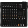 Monacor MXR-80, 8 kanalna mešalna miza z USB/Bluetooth predvajalnikom - Monacor