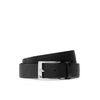 Tommy Hilfiger Moški pas New Aly Belt AM0AM08363 Črna