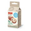 Nuk tolažilna duda - silikon For Nature 6-18 m, 2/1 MULTICOLOR
