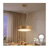 Brilagi - LED luster na sajli CARVALHO MODERN 2xE27/60W/230V hrast prečnik 37,5 cm