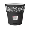 STEFANPLAST Saksija 30x29cm Gaia 88603 tamno siva