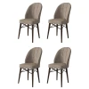 Hanah Home Set stolica Ritim, 44x96x42 cm, 4 komada, Braon-smeđe