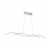 Eglo Lasana 2 visilica/2, led, 2x14w, d 1200, alu/hrom-bela
